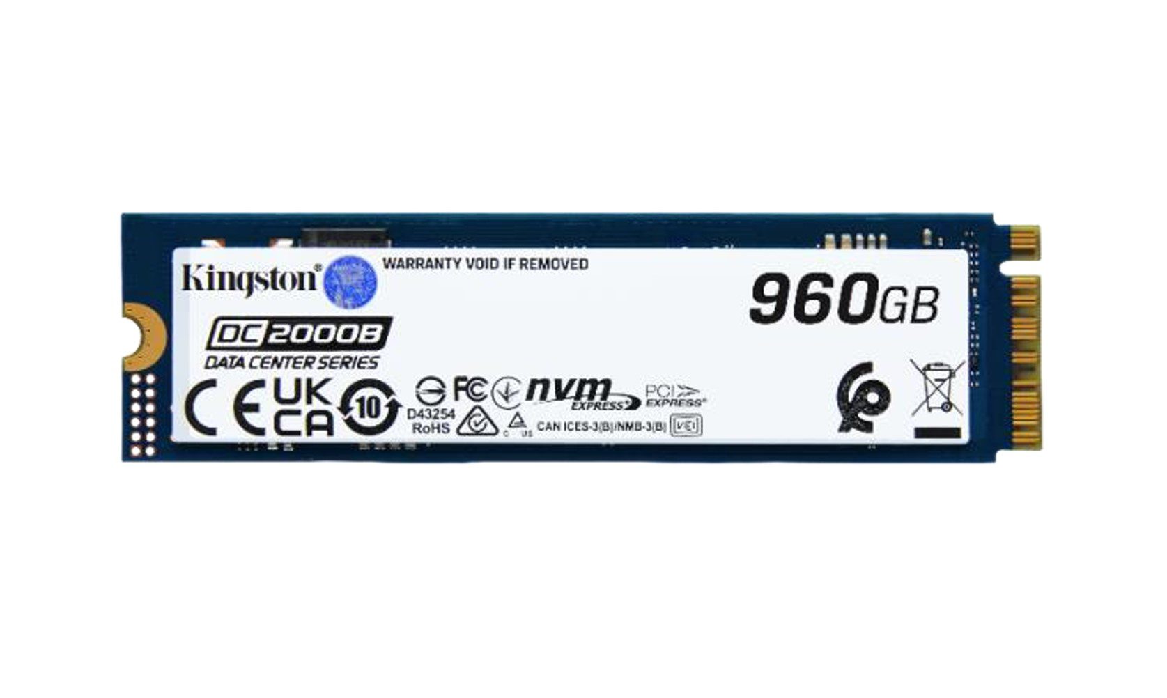 Kingston launches new NVMe SSD for data center environments