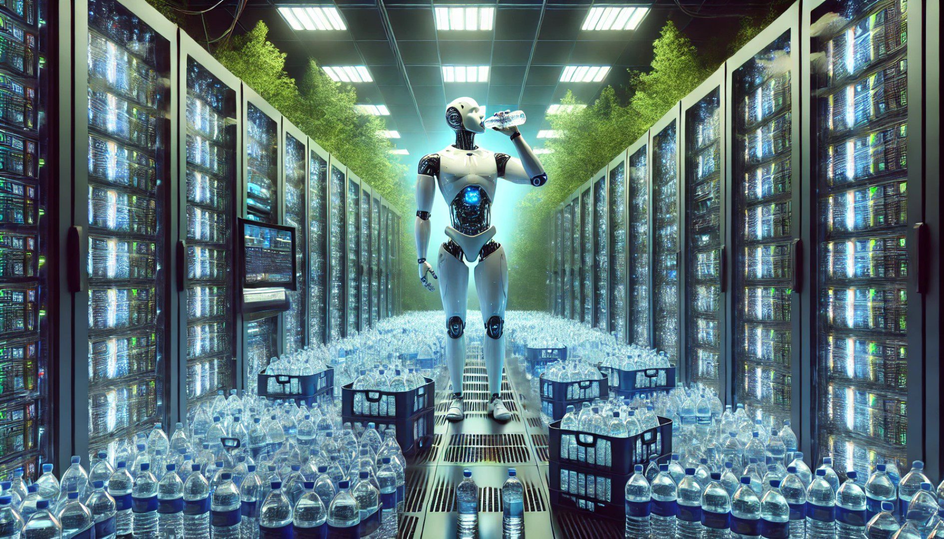 AI-generated email? That costs three bottles of water, please