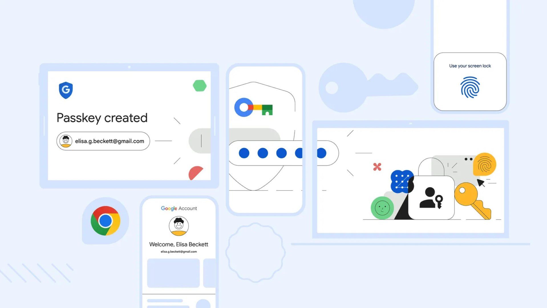 Google adds passkey sync for multiple devices