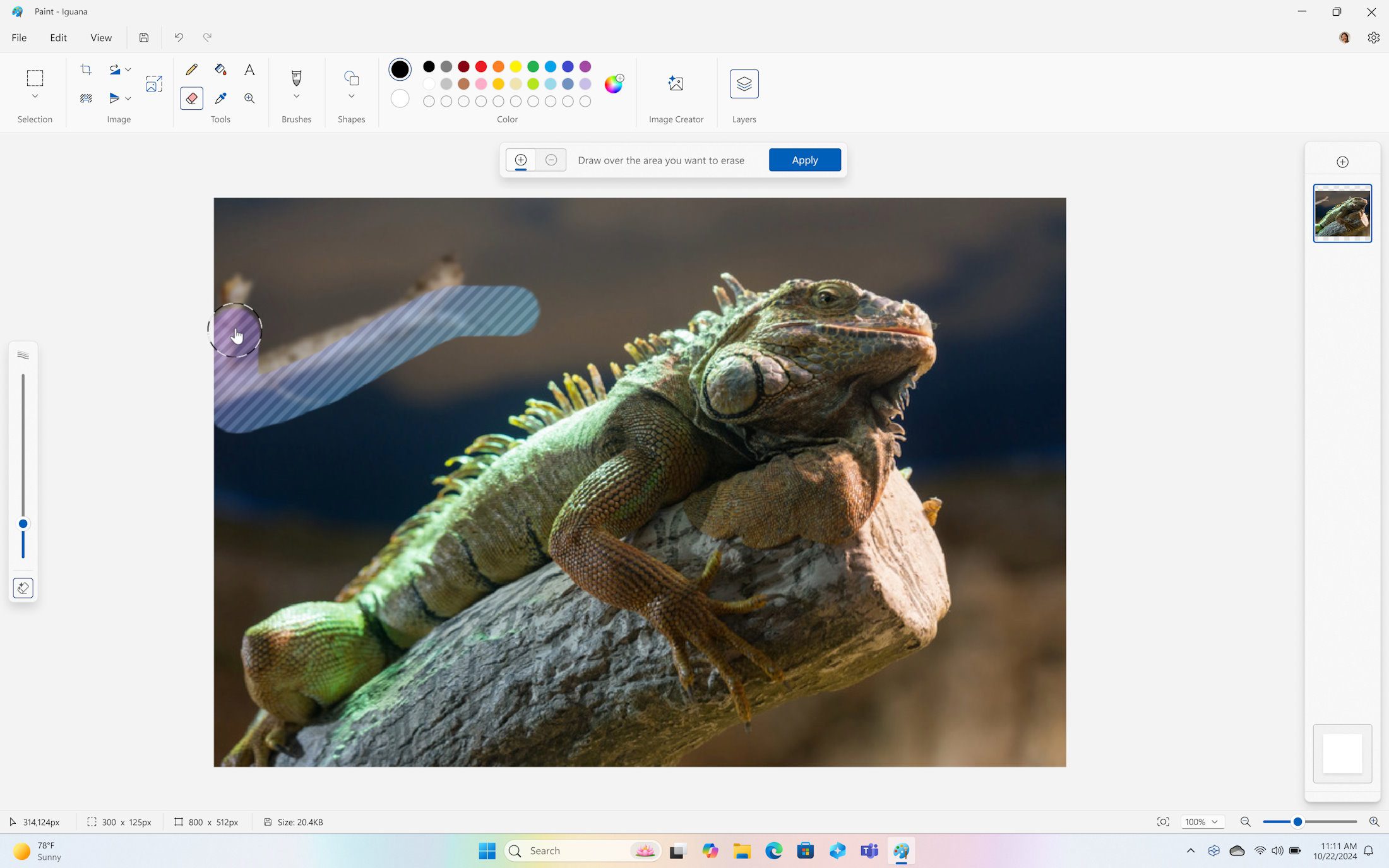 Microsoft Paint gets generative AI capabilities for editing images