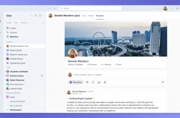 Microsoft Teams krijgt een Storyline-feed en volgknop