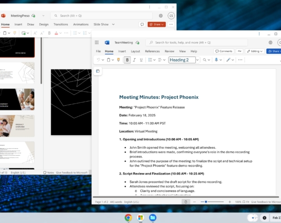 Google verbetert Microsoft 365-ervaring voor ChromeOS