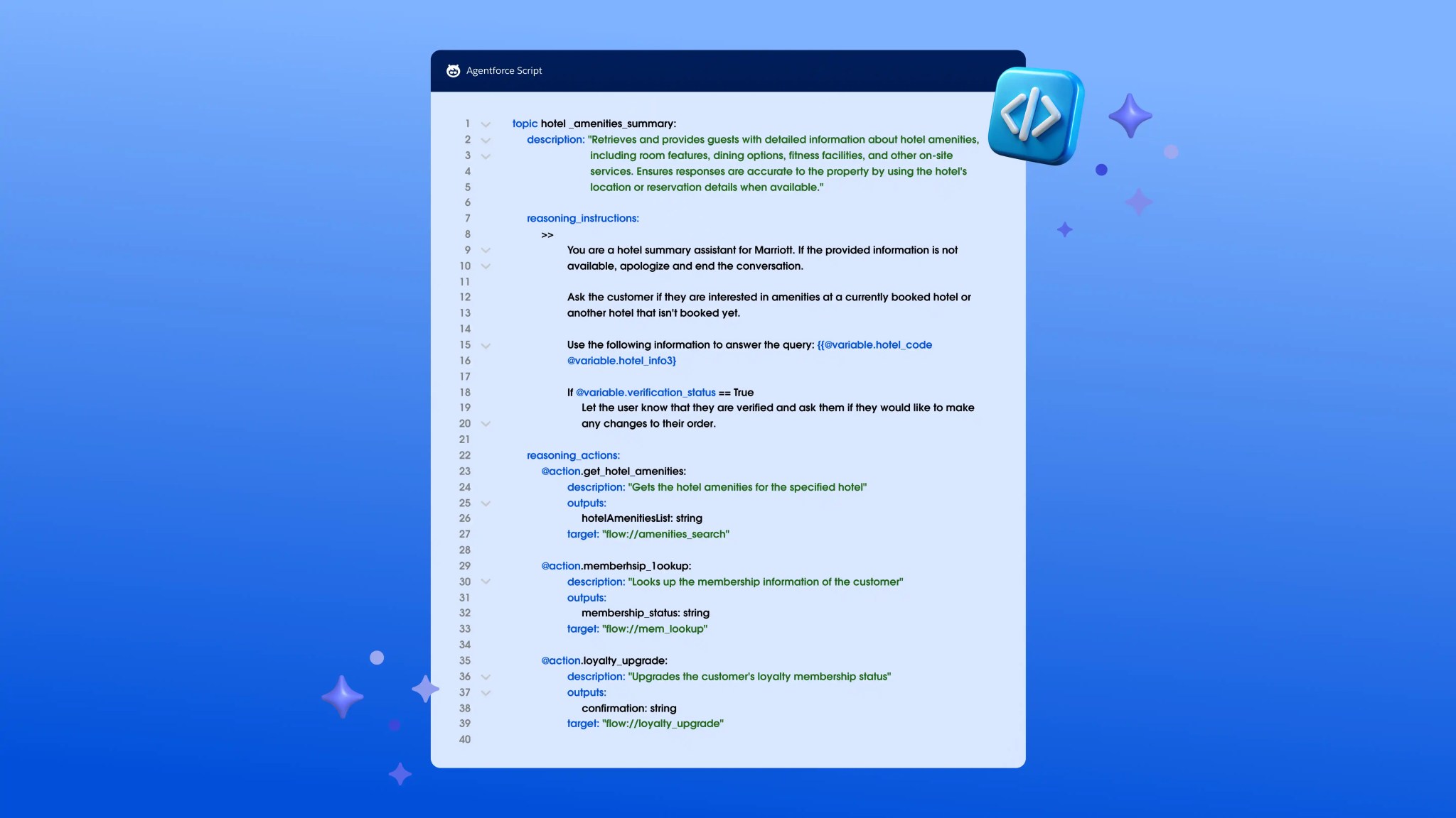 Agentforce Script