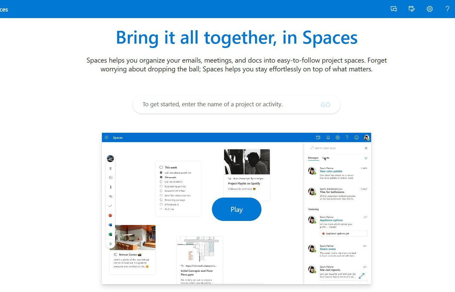 Outlook Spaces