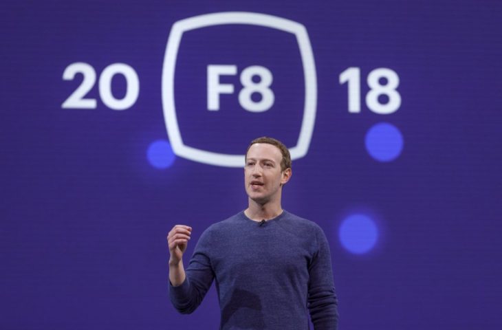 Mark Zuckerberg op F8 2018