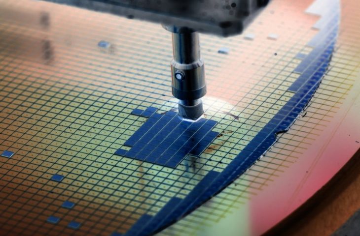 microchip processor wafer